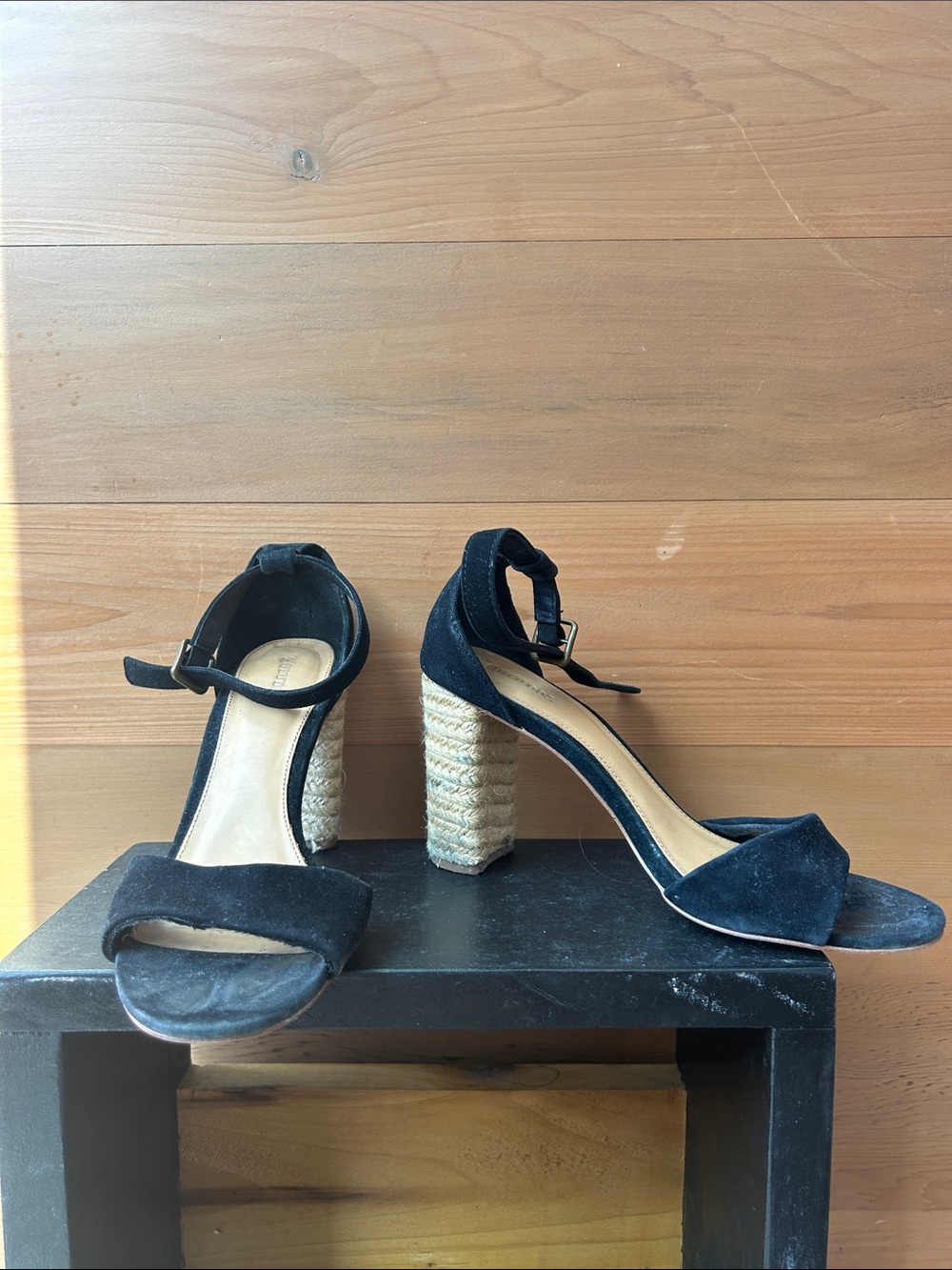 Soludos raffia heel sandal